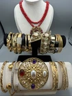 Vintage Lot of  23 P Costume Jewelry  Vendome, 18k Gp, Florence Italy 24k Gp