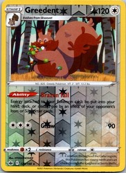 Greedent 128/198 Chilling Reign Reverse Holo Rare