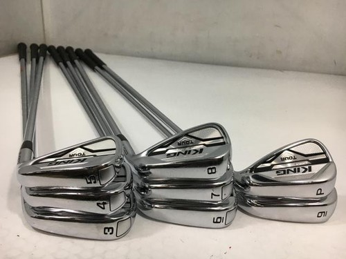 Set De Fers Cobra King Tour 2024 Noir, 4-PW, KBS Tour Lite Stiff, 2° Upright, Neuf