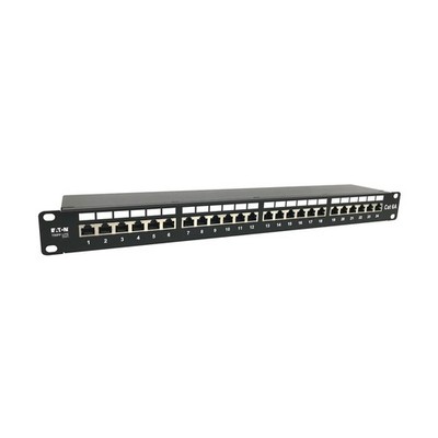 NEW EATON N252-024-6A-SH Tripp Lite Series 24-Port Cat6A Shielded Patch Panel
