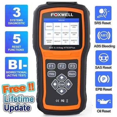 Foxwell NT630 Plus Professional Scanner Bidirectional ABS SRS Oil EPB Bleeding