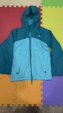 The North Face Girls XL 18 DryVent Insulated Jacket Teal Blue Hooded Winter Coat