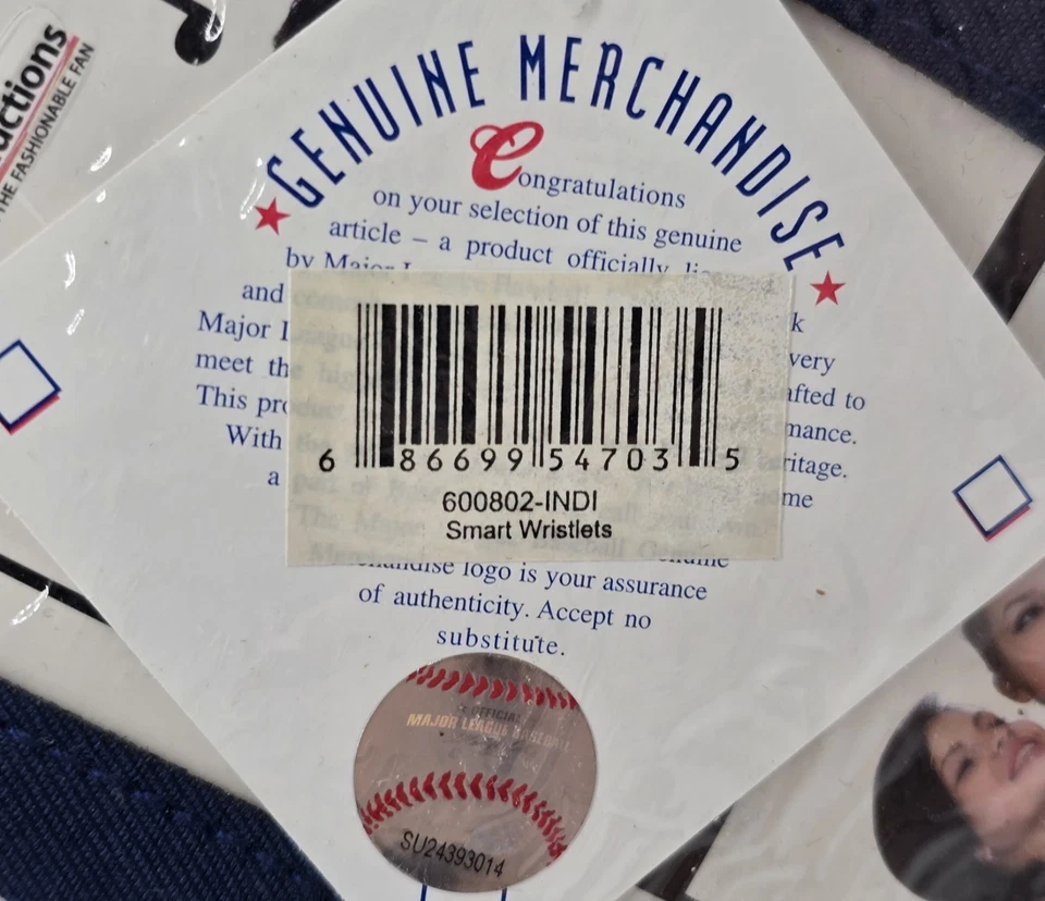 Vintage NOS Cleveland Indians Shell Wristlet Wallet Sealed Guardians MLB New - Image 4 of 4