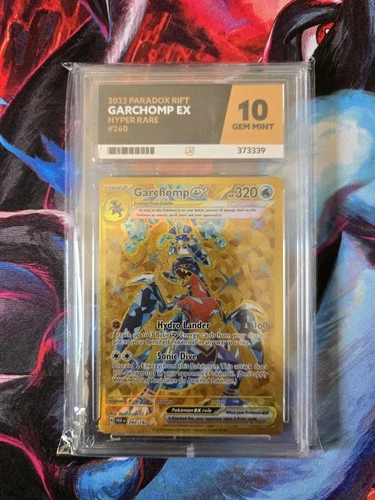 2023 Paradox Rift Garchomp Ex Hyper Rare #260 ACE 10 Gem Mint Graded