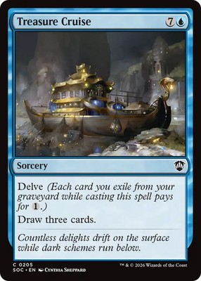 Treasure Cruise [Secrets of Strixhaven Commander] Near Mint