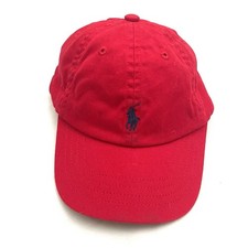 Polo Ralph Lauren The Iconic Cotton Chino Ball Cap Baby 12M-24M Red 4th of July
