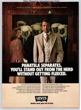 Levi’s Panatela Separates Men’s Suit Fashion Vintage 1978 Full Page Print Ad