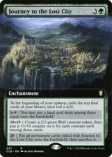 Journey to the Lost City 594 Extended Art Non Foil Rare Baldur's Gate MTG NM