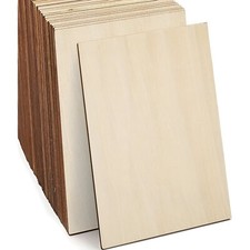 Premium Birch Plywood Sheets 1.8mm, 2.6mm DIY Crafts Ideal for Laser Cutting