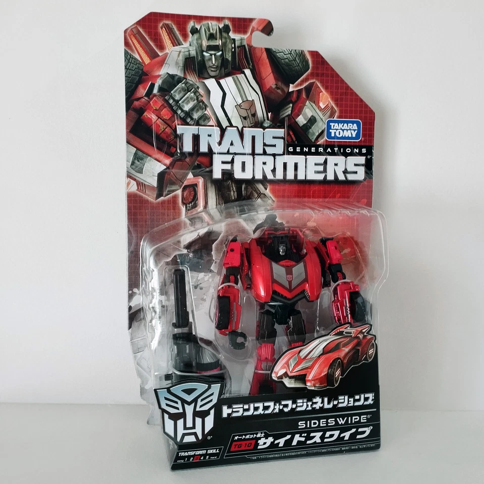 TRANSFORMERS FALL OF CYBERTRON FOC: TG 10 SIDESWIPE (DELUXE CLASS) - MOSC - Imagen 2 de 4