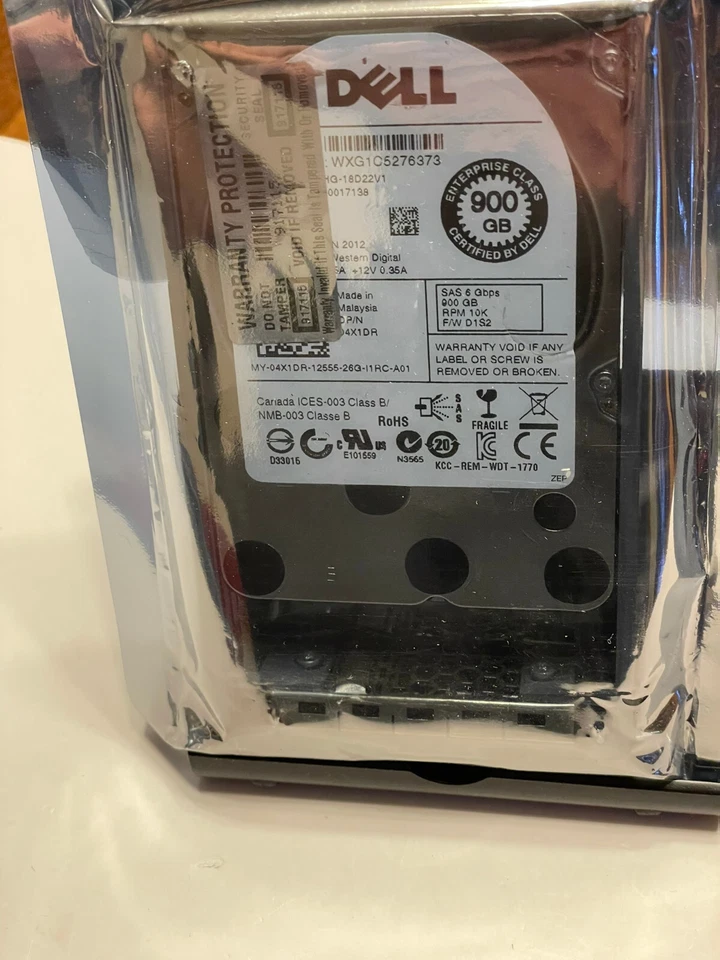 WD9001BKHG-18D22V1 Dell 900GB 10K SAS 6G SFF Hard Drive - Image 3 of 3