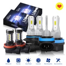 For 2008-2013 Nissan Rogue Sport Utility 2.5L LED Headlights Fog Light Bulbs Kit