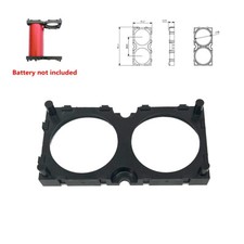 DIY 1x2 Cell 38120 Battery Holder Spacer Radiating Shell Plastic Cell Bracket