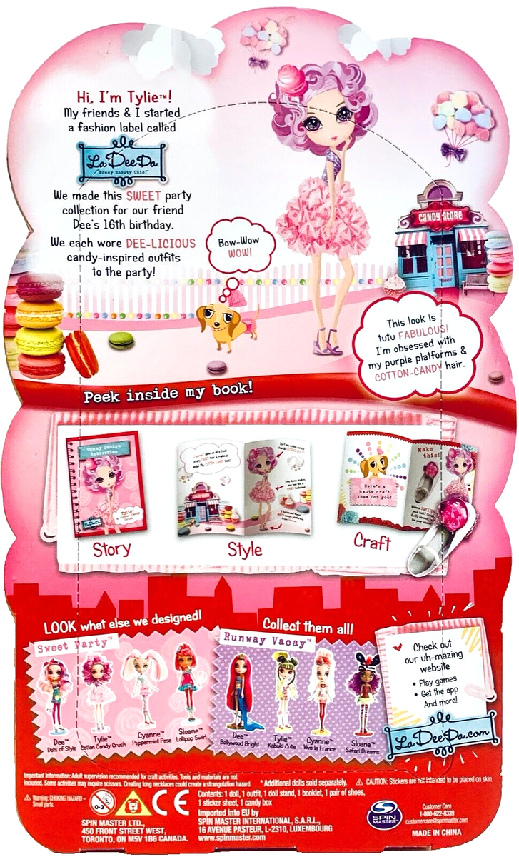Spin Master La Dee Da Sweet Party Tylie As Cotton Candy Crush 10