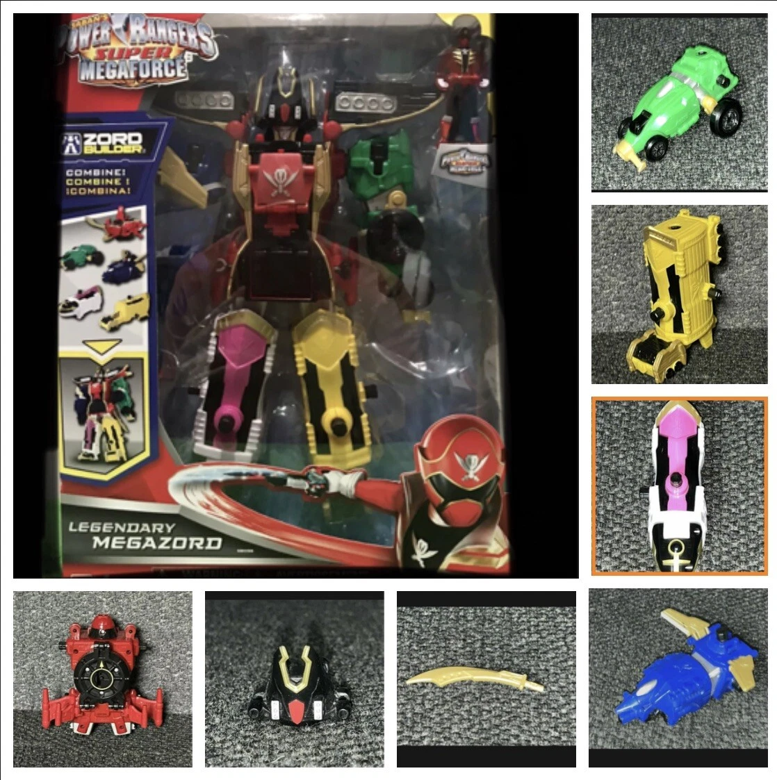 Power Rangers Super Megaforce Deluxe Legendary Megazord Replacement Parts Pieces