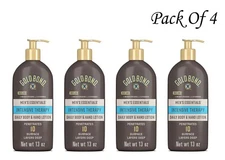 Gold Bond Men's Essentials Intensive Therapy Hand and Body Lotion 13 Oz (4 Pack)