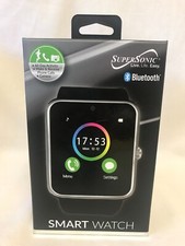 Supersonic Bluetooth Smart Watch sc-81sw NIB LIVE LIFE EASY