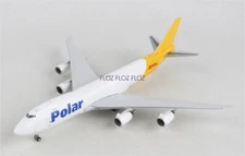 Phoenix Polar Air Cargo(for DHL) for Boeing 747-8F N855GT 1:400 Aircraft Model