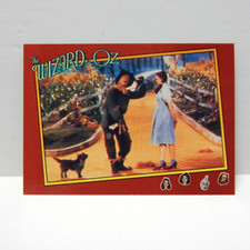 Wizard Of OZ Card 32 Scarecrow Dorothy Toto