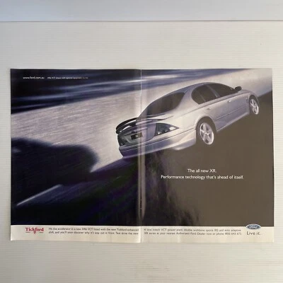 Ford Tickford XR6 Falcon 1994 New 4L Intech VCT Power Double Page Advertising - image 1 of 4