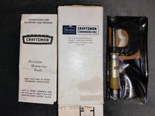 Vintage Sears Craftsman Percision Measuring Tools New in Original Box w/instruct