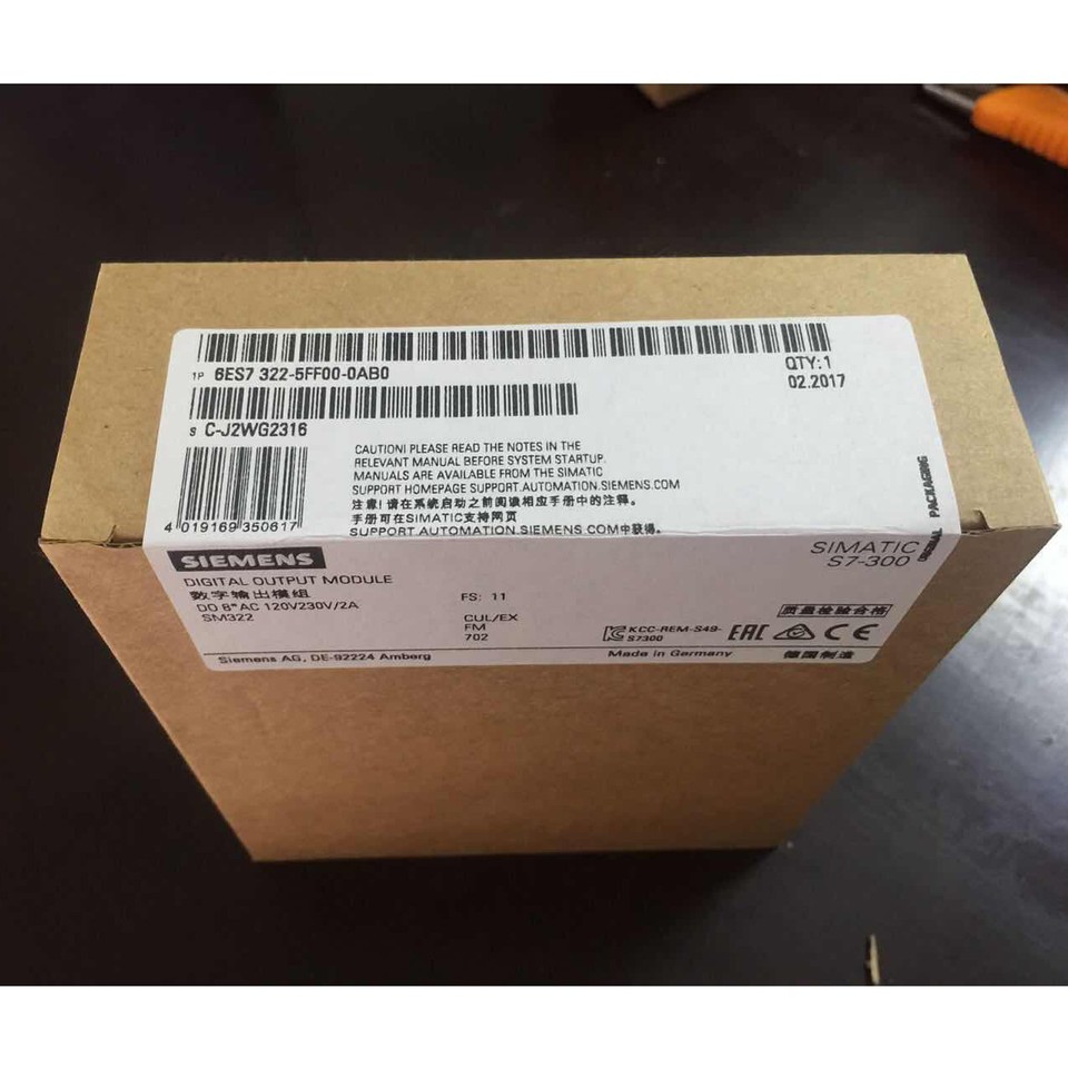 New in box Siemens 6ES7322-5FF00-0AB0 6ES7 322-5FF00-0AB0 digital module New in box Siemens 6ES7322-5FF00-0AB0 6ES7 322-5FF00-0AB0 digital module