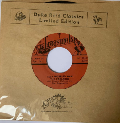 The Paragons - I'm A Worried Man - Treasure Isle -  7''  Vinyl