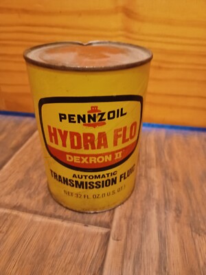 VINTAGE PENNZOIL HYDRA FLO DEXRON 2 AUTOMATIC TRANSMISSION FLUID 1 Q FULL NEW 