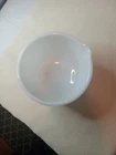 Vintage 1950s GLASBAKE Mixing Bowl Made for Sunbeam Mix Master 20CJ Milk Glass