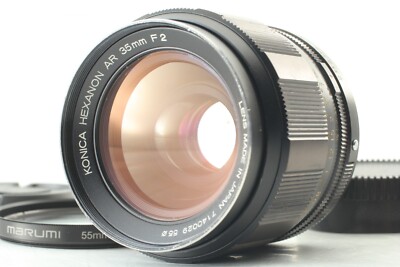 NEAR MINT++】 Konica Hexanon AR 35mm f2 Wide Angle Lens AR NEAR MINT++】 Konica Hexanon AR 35mm f2 Wide Angle Lens AR