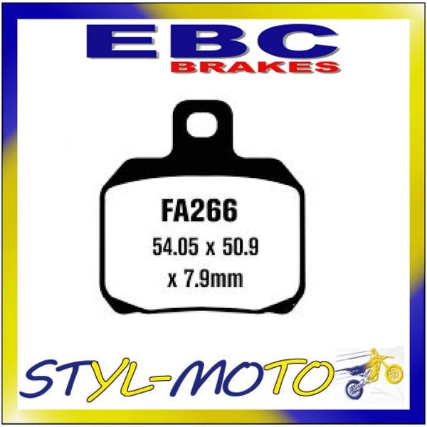 FA266HH BeläGe Sinter Anteri Links EBC Rieju 125 Tango Pro 2007-2010-image