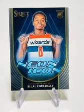 BILAL COULIBALY 2023-24 Panini Select RC Rookie NEON ICON Insert Wizards #9
