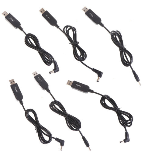 USB power boost line DC 5V to 9V 12V Step UP Adapter Cable 3.5*1.35mm 5.5*2.~m' - Foto 1 di 13