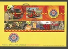 ISLE OF MAN 2013 FIRE & RESCUE MINIATURE SHEET on UNADDRESSED FIRST DAY COVER