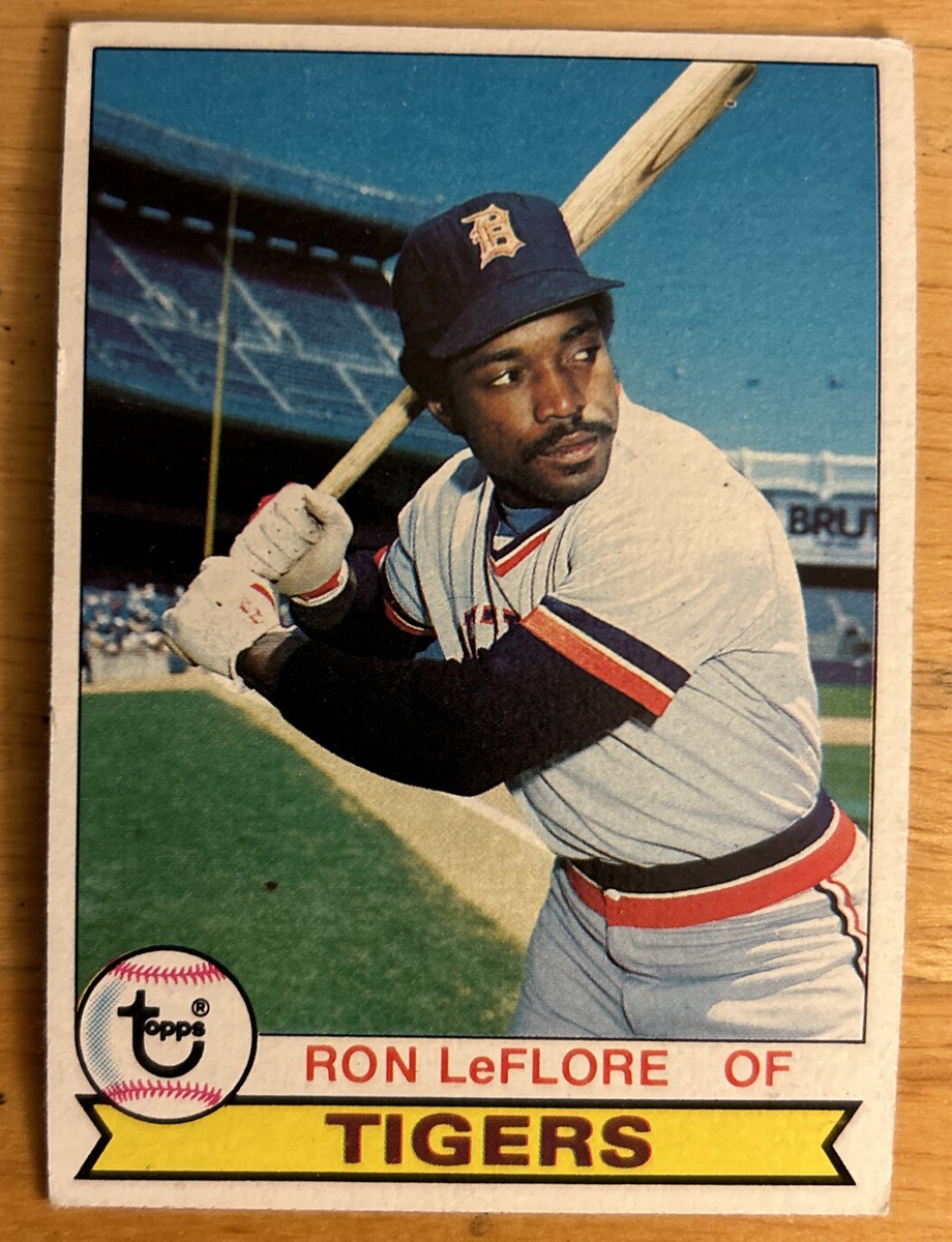1979 Topps Ron LeFlore Baseball Card #660 Tigers Outfield Low