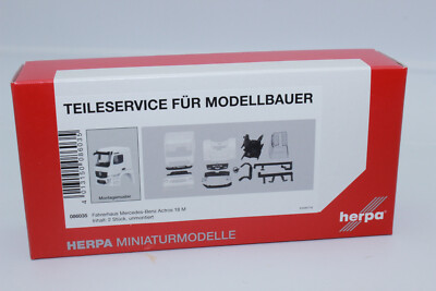 Herpa 086035 Cab Mercedes Benz Actros M White 2 Pieces 1:87 H0 New