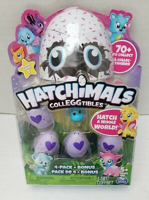 New Hatchimals Colleggtibles World 4-Pack Bonus Spin Master Season Set 5+  NEW 778988603321|