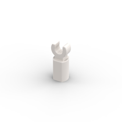 Lego 10x Halter Stange Clip bar holder 11090 weiß white