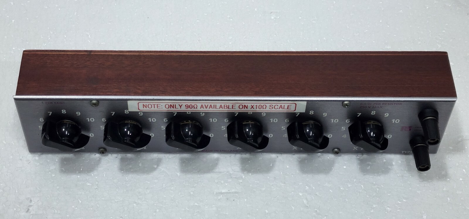 CROPICO RM6 RESISTANCE DECADE BOX 10Ω to 10MΩ (RS 610073) eBay