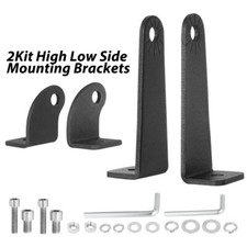 2-pack Universal Side Mounting Brackets For Front Bumper Led Driving Fog Lamps