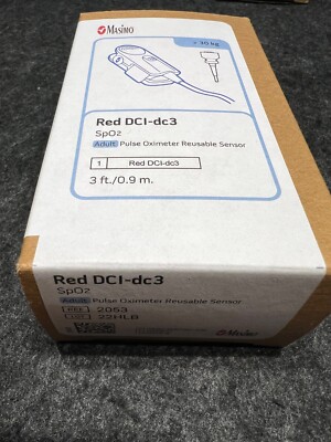 2053 Original Masimo RED DCI-dc3 Spo2 Kabel bis 30 kg 0,9m NEU OVP