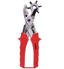 PowerAssist Revolving Leather Hole Punch Waist Belt Eyelet Puncher Pliers 6sizes