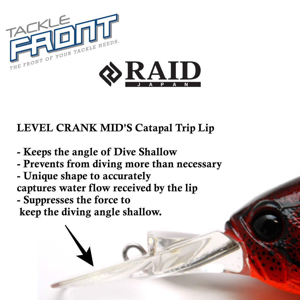 RAID JAPAN – LEVEL CRANK MID ~ 59.5mm, 3/8oz ~ CRANK BAIT JDM FISHING ...