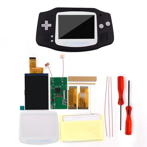 Lente blanca con caída en V5 720x480 píxel retro IPS LCD retroiluminada + estuches precortados para GBA - Imagen 25 de 38