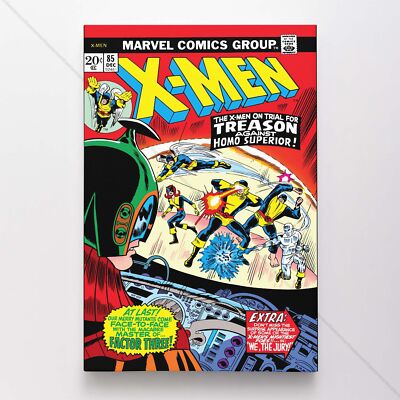 Uncanny X-Men Poster Canvas Vol 1 #85 Xmen Marvel Comic Book Art Print ...