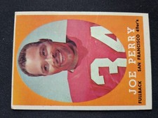 1958 Topps Football Card # 93 Joe Perry (HOF) - San Francisco 49ers (VG/EX)