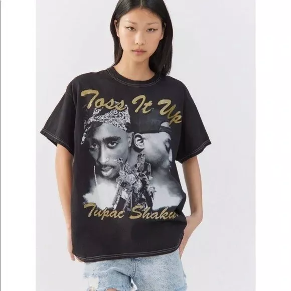 Tupac sweatshirt top urban outfitters