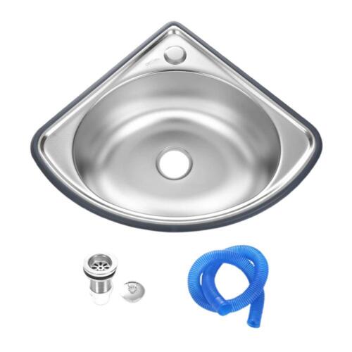Kitchen Sink Motorhome Single Bowl Corner Drop Sinks Drawing Tool Square Camper≯ - Picture 3 of 15