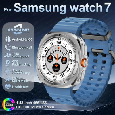 GPS Trackr NFC Smart Watch Custom Dial 460*460 Bluetooth Call Sport Smartwatchs