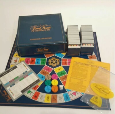 1981 Original Trivial Pursuit Master Game Genius Edition Educational COMPLETE